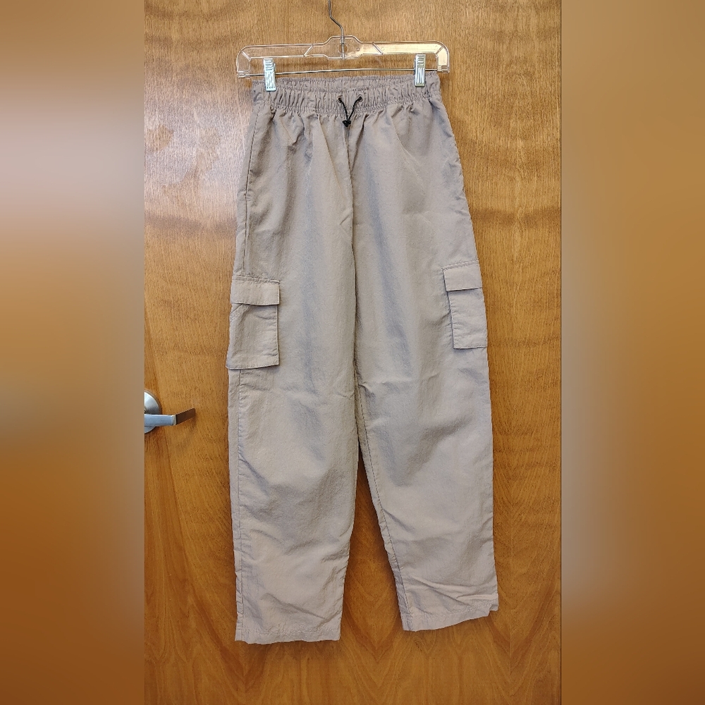 Nike Women's Taupe Nylon Cargo Pants